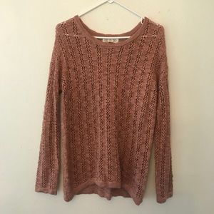 Tan knit sweater